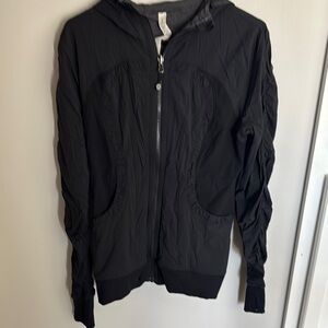 Lululemon Dance Studio Black Hooded Zip-Up Jacket